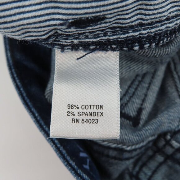 Banana Republic Women 26 Bermuda Roll Cuff Blue Jean Shorts Cotton Blend Pockets - Picture 6 of 9